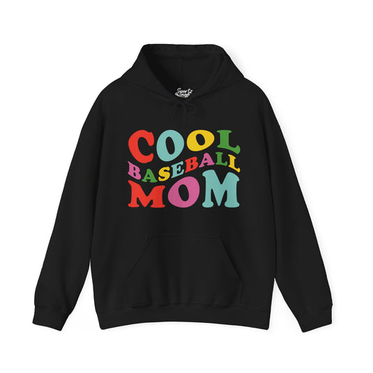 Cool Baseball Mom Adult Unisex Basic Hooded Sweatshirt