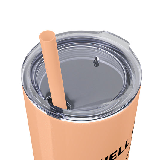 When Hell Freezes Hockey 20oz Skinny Tumbler with Straw in Matte or Glossy