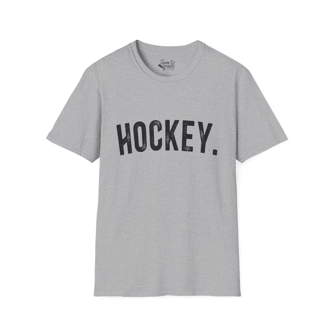 Rustic Design Hockey Adult Unisex T-Shirt