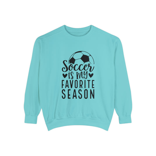 Soccer is My Favorite Season Adult Unisex Premium Crewneck Sweatshirt