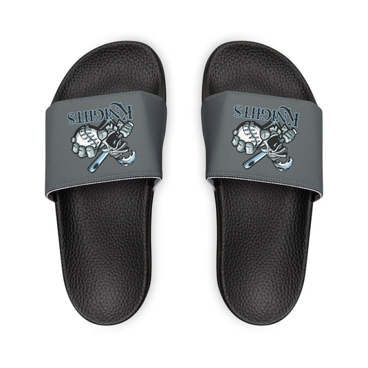 Knights Women's Slide Sandals Dark Grey