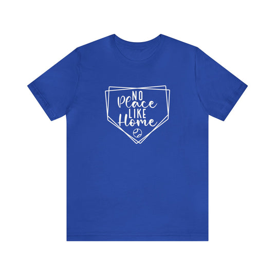 No Place Like Home Baseball Adult Unisex Mid-Level T-Shirt