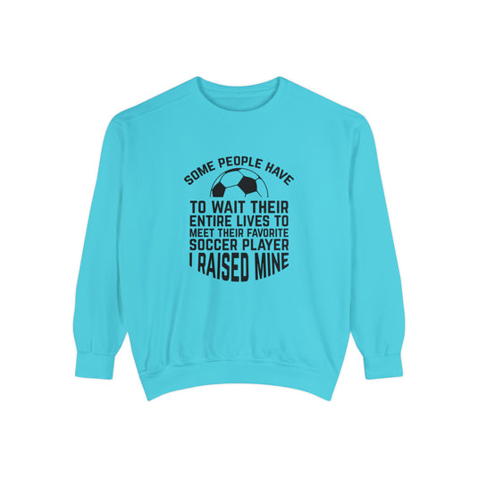 Some People Have to Wait Soccer Adult Unisex Premium Crewneck Sweatshirt