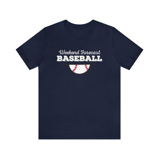 Weekend Forecast Baseball V2 Adult Unisex Mid-Level T-Shirt