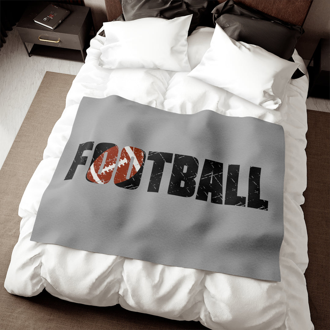 Football Sweatshirt Blanket