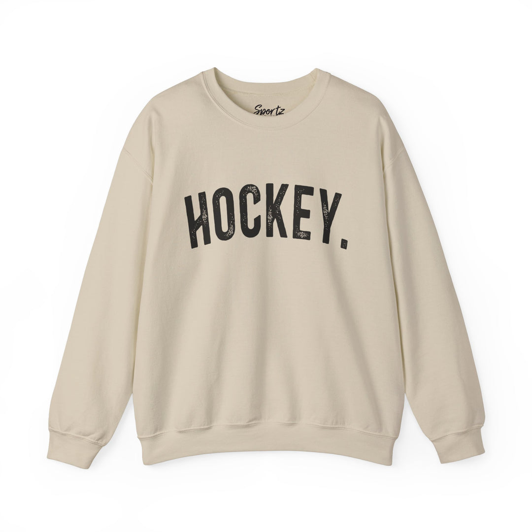 Rustic Design Hockey Adult Unisex Crewneck Sweatshirt