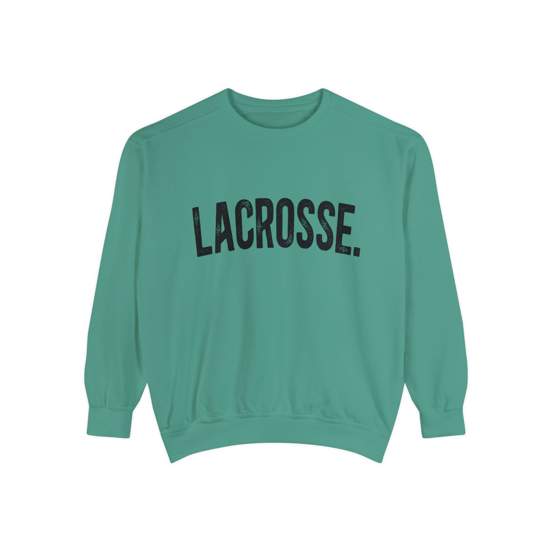 Rustic Design Lacrosse Adult Unisex Premium Crewneck Sweatshirt