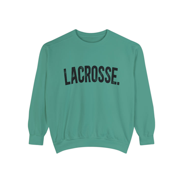 Rustic Design Lacrosse Adult Unisex Premium Crewneck Sweatshirt