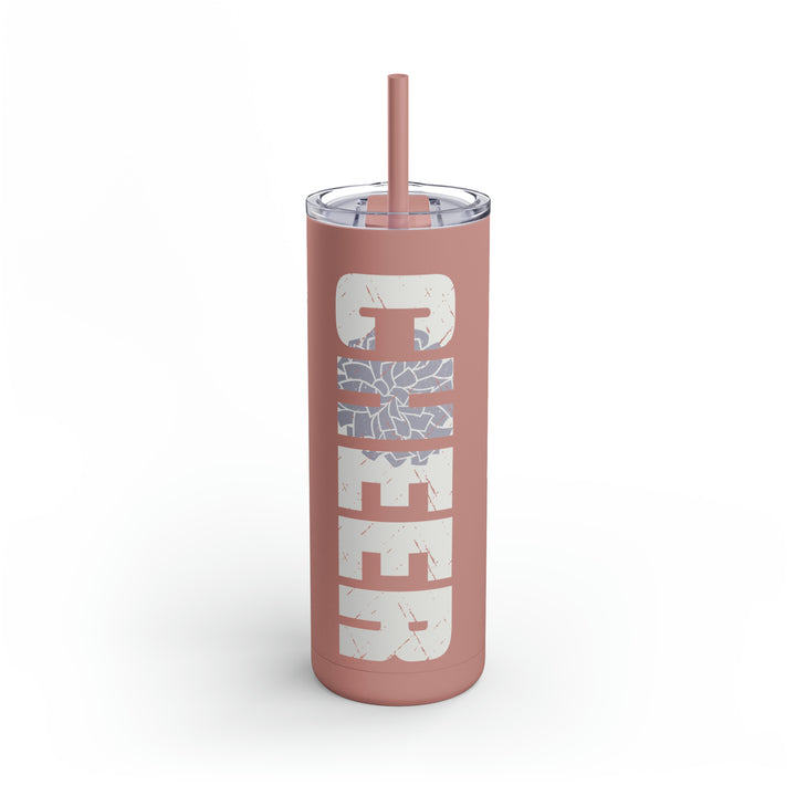 Cheer 20oz Skinny Matte Tumbler