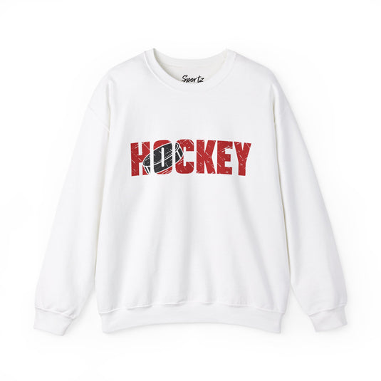 Hockey Adult Unisex Basic Crewneck Sweatshirt