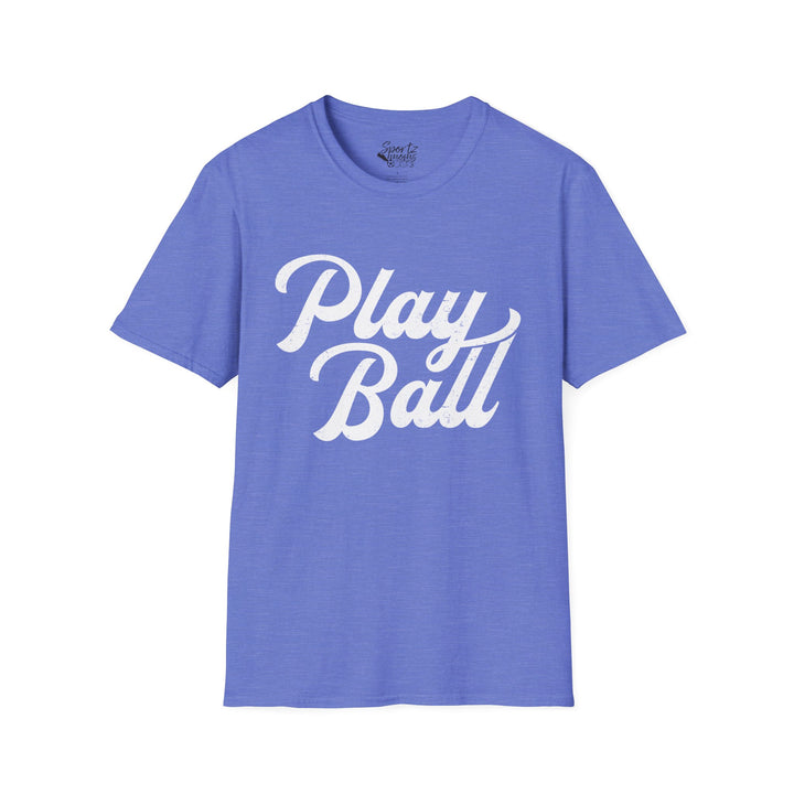 Play Ball Adult Unisex Baseball T-Shirt