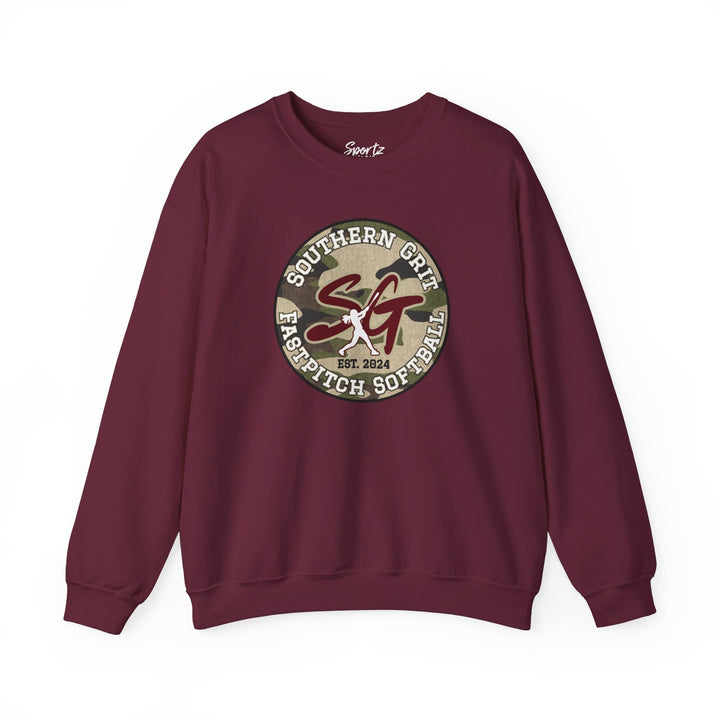 Southern Grit Unisex Adult Crewneck Sweatshirt w/Both Logos
