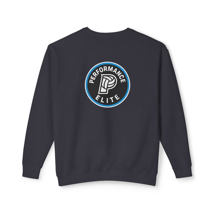 Performance Elite Unisex Adult Premium Crewneck Lightweight Sweatshirt w/Front & Back Logo
