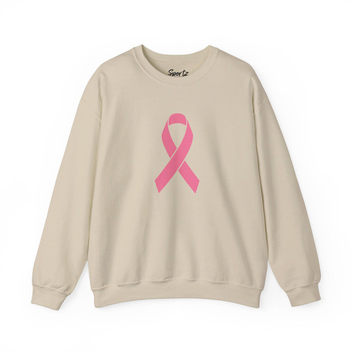 Cancer Ribbon Adult Unisex Crewneck Sweatshirt