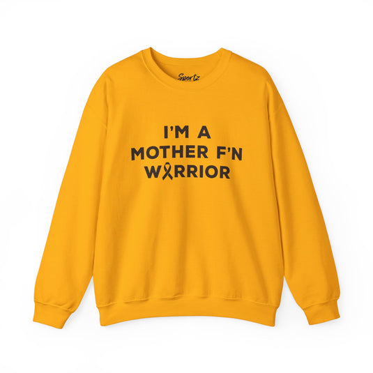 I'm A Mother F'n Warrior Adult Unisex Basic Crewneck Sweatshirt