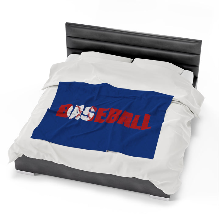 Baseball Plush Blanket