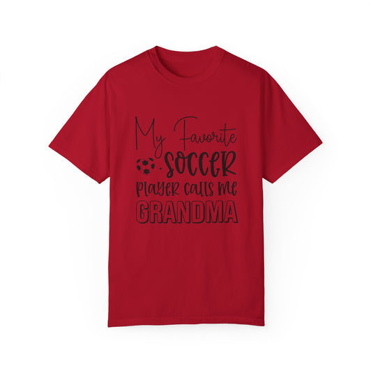 My Favorite Soccer Player (Grandma Version) Adult Unisex Premium T-Shirt