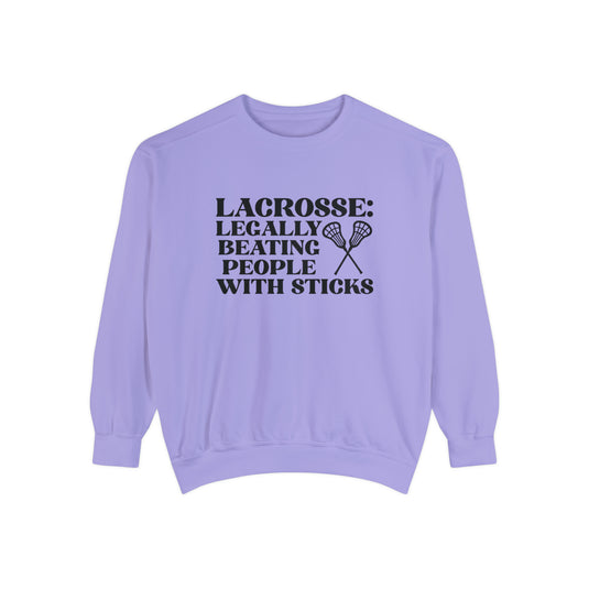 Lacrosse Legally Adult Unisex Premium Crewneck Sweatshirt