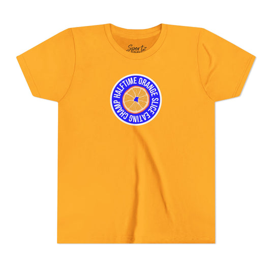 College Station Soccer Club Vanguard Unisex Youth T-Shirt - Halftime Orange Slice Eating Champ