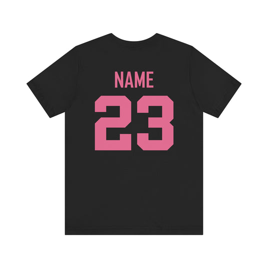Latrobe Boys Soccer Unisex Adult Basic T-Shirt - Breast Cancer Design