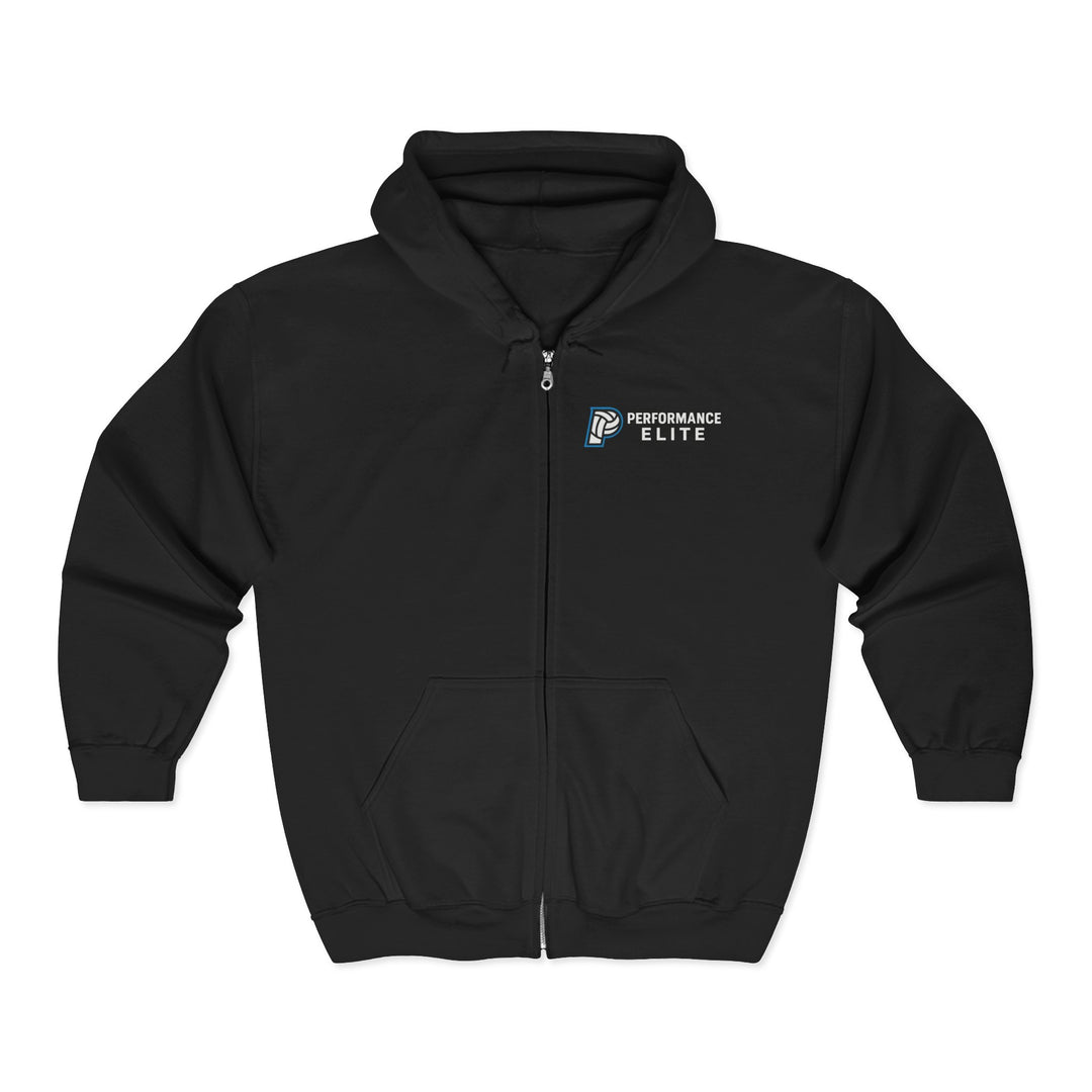 Performance Elite Unisex Adult Full Zip Hooded Sweatshirt