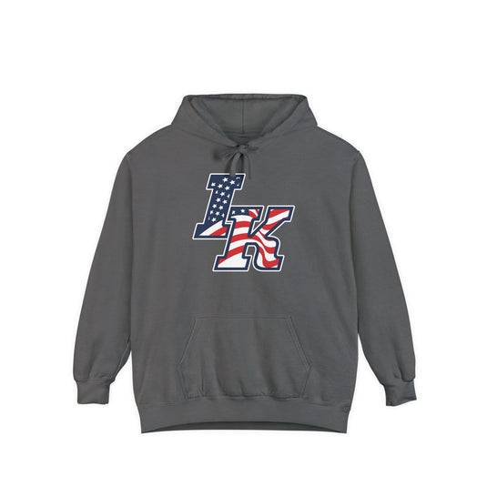 Iron Knights Premium Adult Unisex Hooded Sweatshirt w/Flag Logo Only