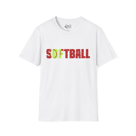 Softball Adult Unisex Basic T-Shirt