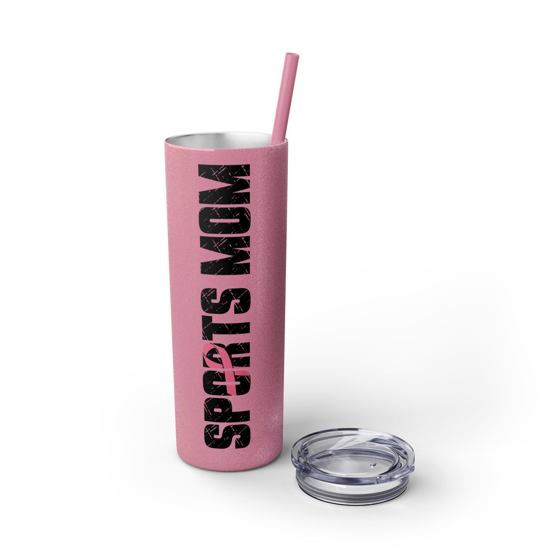Cancer Ribbon Pick Your Sport 20oz Skinny Tumbler with Straw