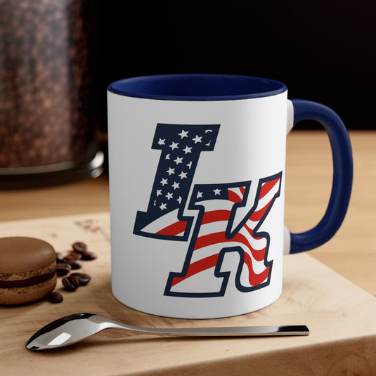 Iron Knights 11 oz Accent Mug - Flag Design