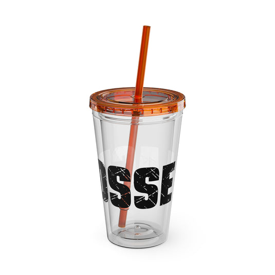 Lacrosse 16 oz Sunsplash Tumbler with Straw