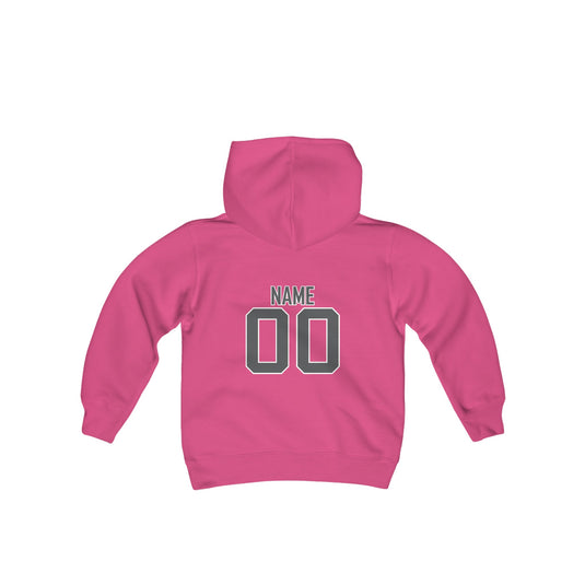 Edgewood Premier FC Unisex Youth Basic Hooded Sweatshirt - Breast Cancer Awareness