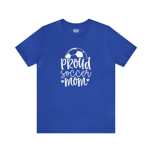 Proud Soccer Mom Adult Unisex Mid-Level T-Shirt