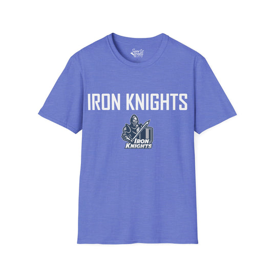 Iron Knights Basic Adult Unisex T-Shirt w/Knight Design, Name & Number on back