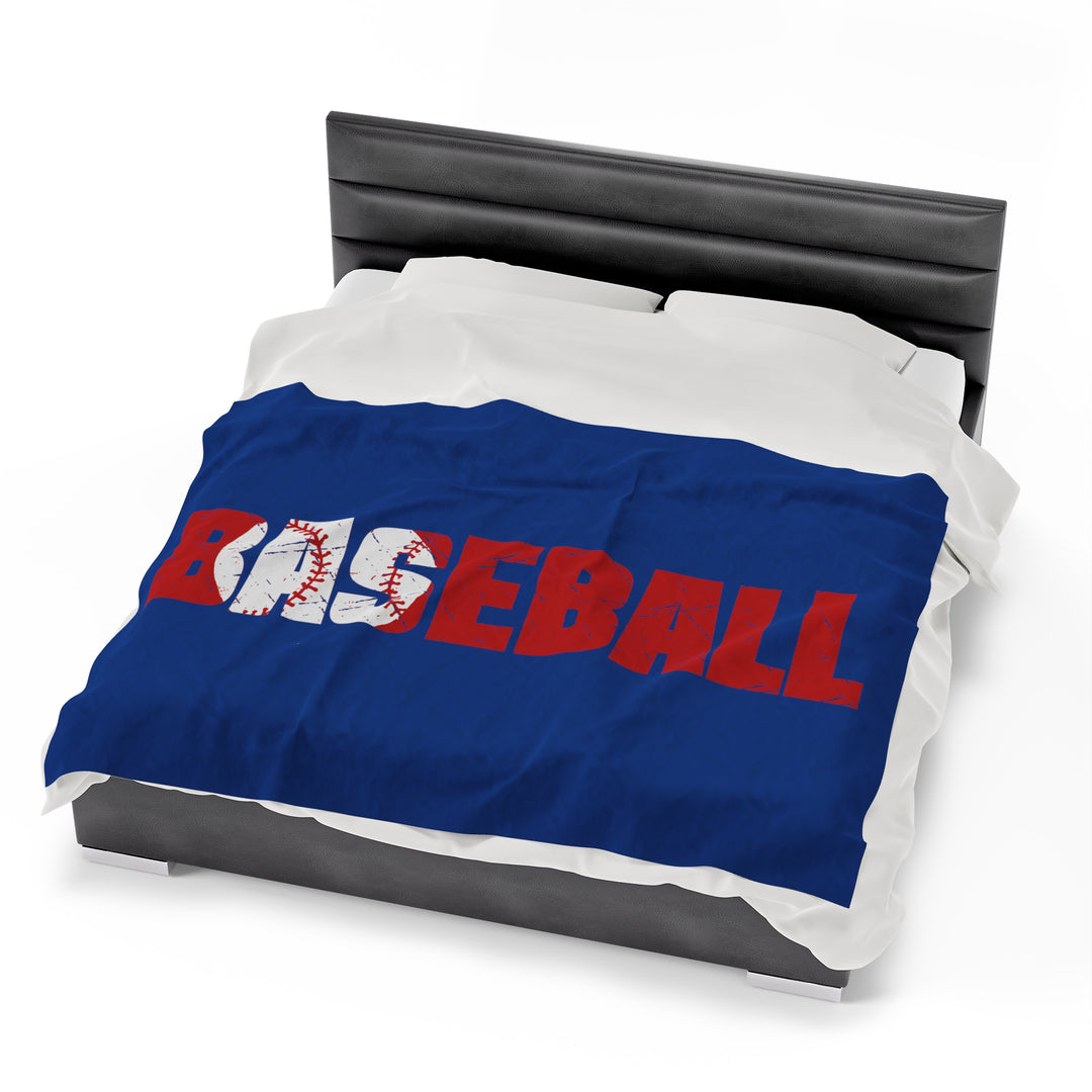 Baseball Plush Blanket