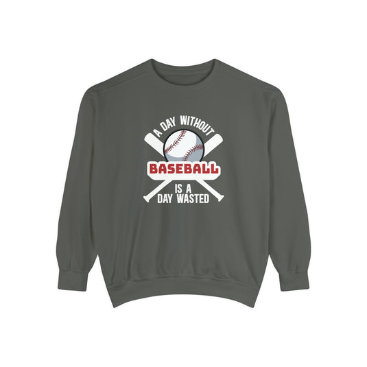 A Day Without Baseball Adult Unisex Premium Crewneck Sweatshirt