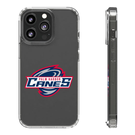 Palm Harbor Lady Canes Clear Phone Case