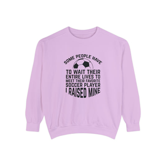 Some People Have to Wait Soccer Adult Unisex Premium Crewneck Sweatshirt