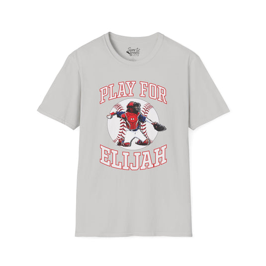 Play for Elijah Unisex Adult Basic T-Shirt