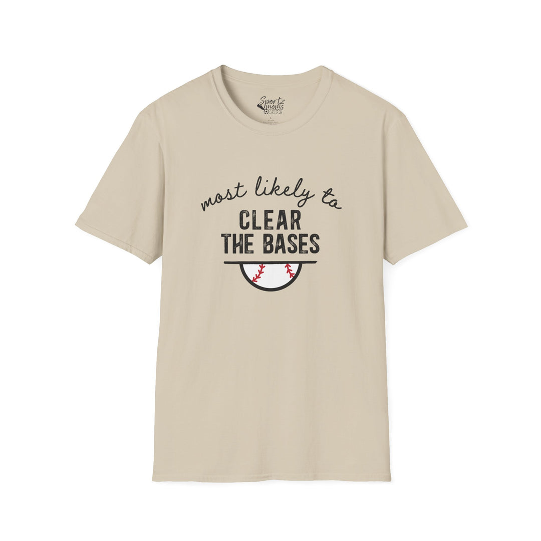Most Likely To Baseball Adult Unisex T-Shirt