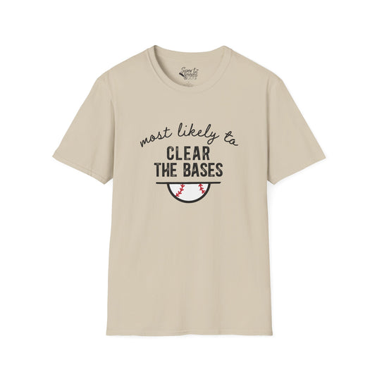 Most Likely To Baseball Adult Unisex Basic T-Shirt