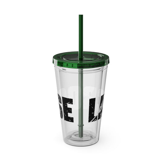 Lacrosse 16 oz Sunsplash Tumbler with Straw