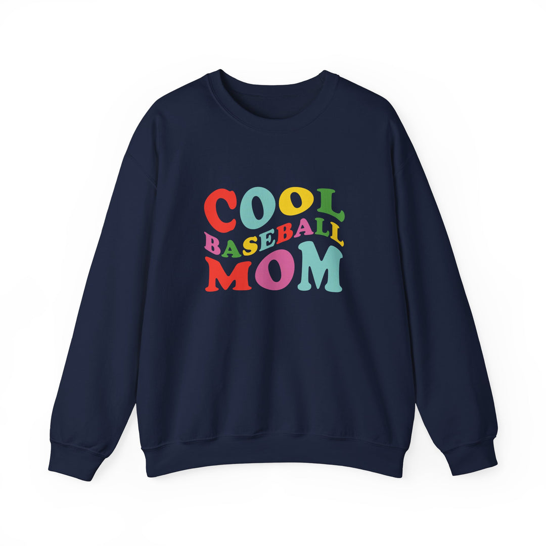 Cool Baseball Mom Adult Unisex Crewneck Sweatshirt