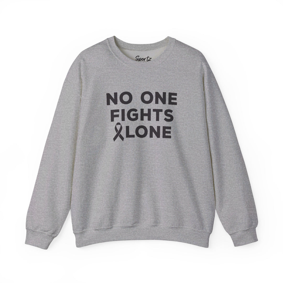 No One Fights Alone Adult Unisex Crewneck Sweatshirt