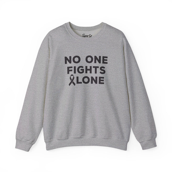 No One Fights Alone Adult Unisex Crewneck Sweatshirt