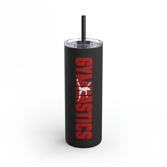 Gymnastics 20oz Skinny Matte Tumbler