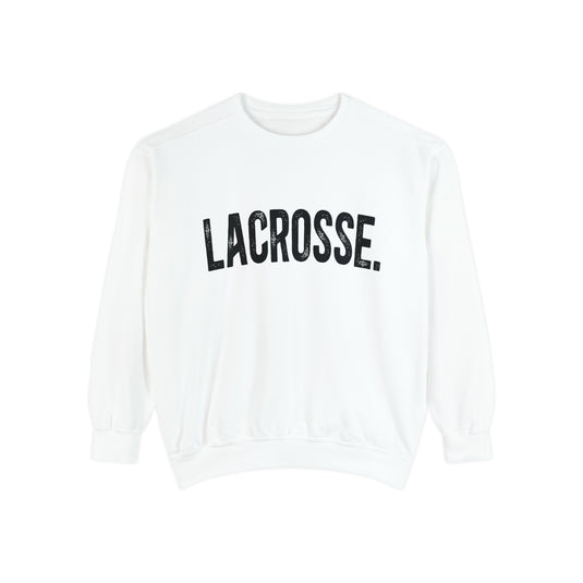 Rustic Design Lacrosse Adult Unisex Premium Crewneck Sweatshirt