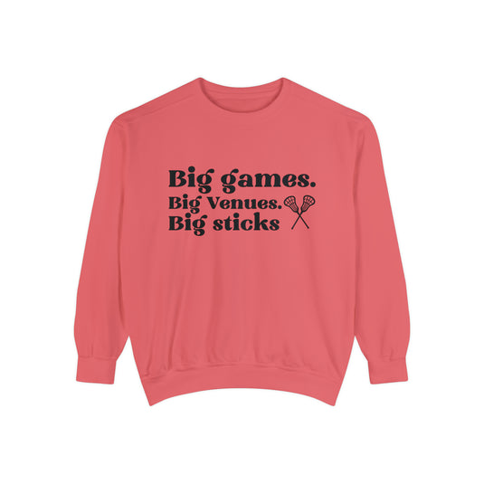 Big Games Lacrosse Adult Unisex Premium Crewneck Sweatshirt