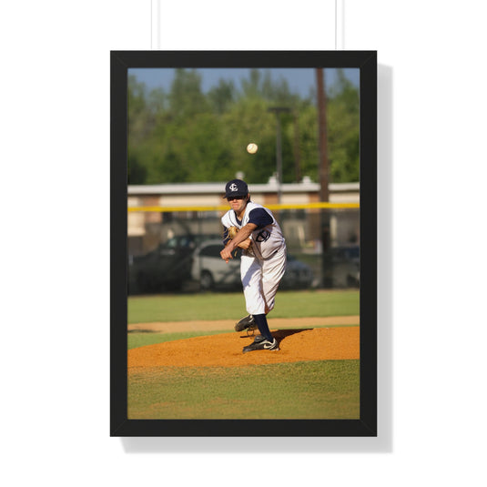 Quick Slants Photography Framed Vertical Poster