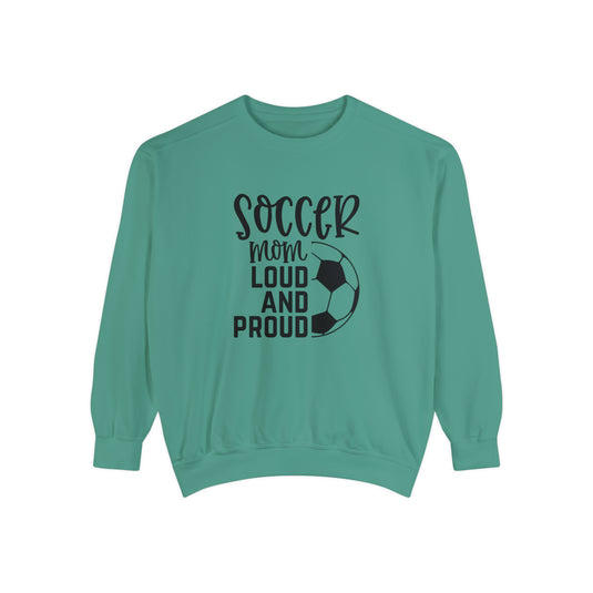 Soccer Mom Loud and Proud Adult Unisex Premium Crewneck Sweatshirt