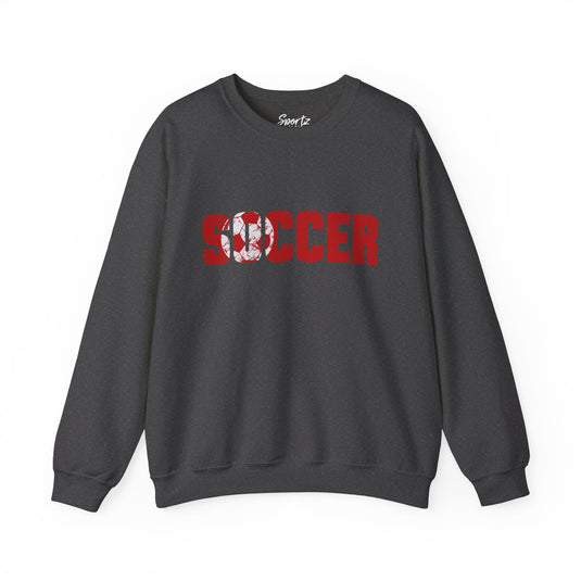 Soccer Adult Unisex Basic Crewneck Sweatshirt